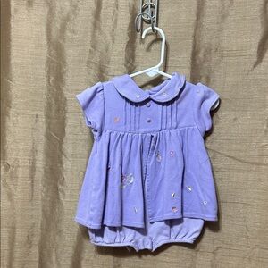 Purple Baby Girls' One-Piece Romper